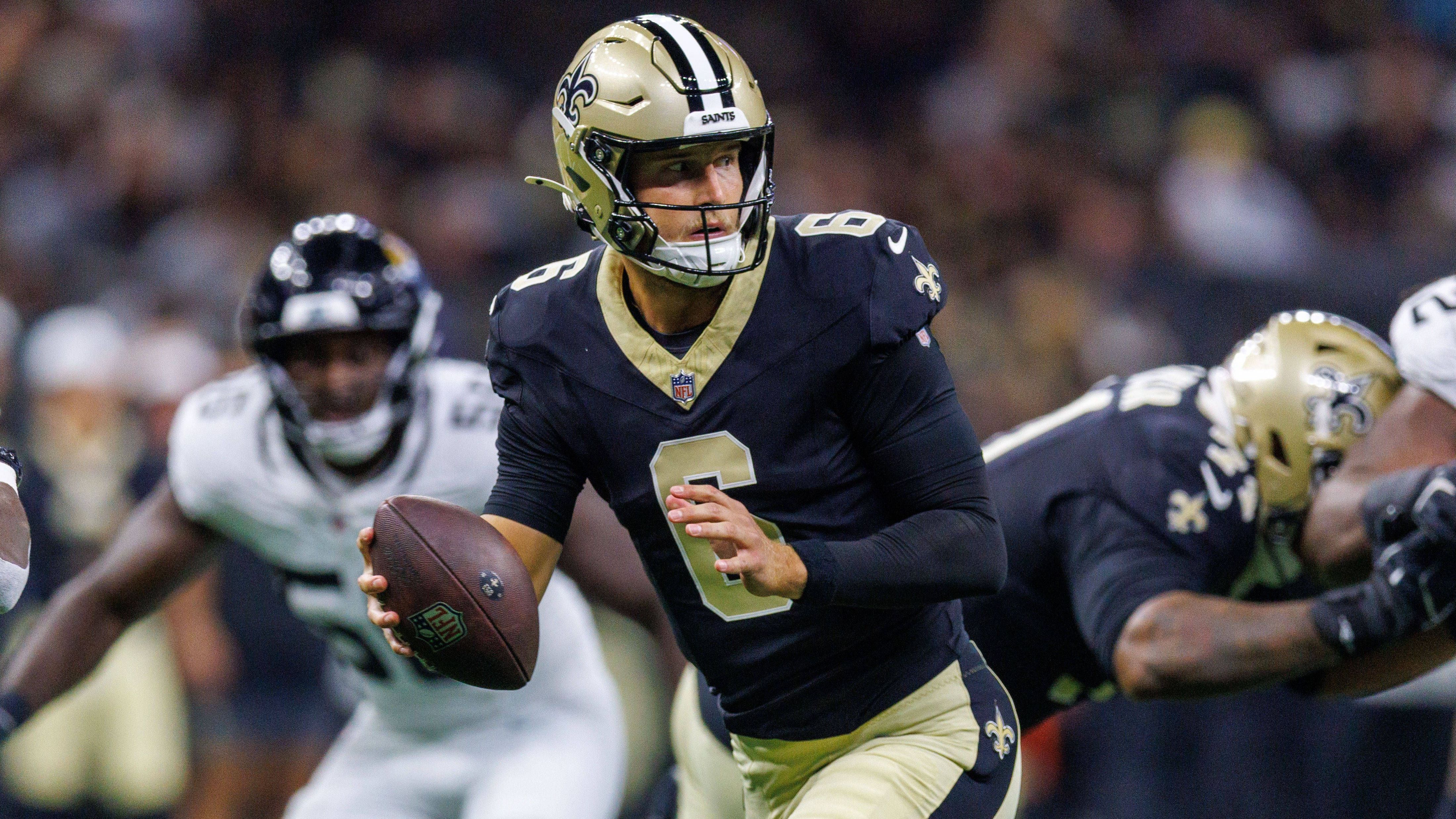 <strong>Platz 15 (geteilt): Tyler Shough (QB, New Orleans Saints)</strong><br>Quote: +5.500 (bei einem Einsatz von 100 US-Dollar gewinnt man 5.500 US-Dollar)