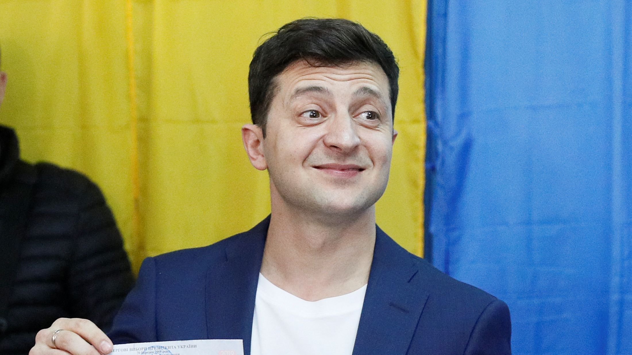 21. April 2019: Der ehemalige Schauspieler Wolodymyr Selenskyj gewinnt die Präsidentschaftswahl in Kiew.&nbsp;