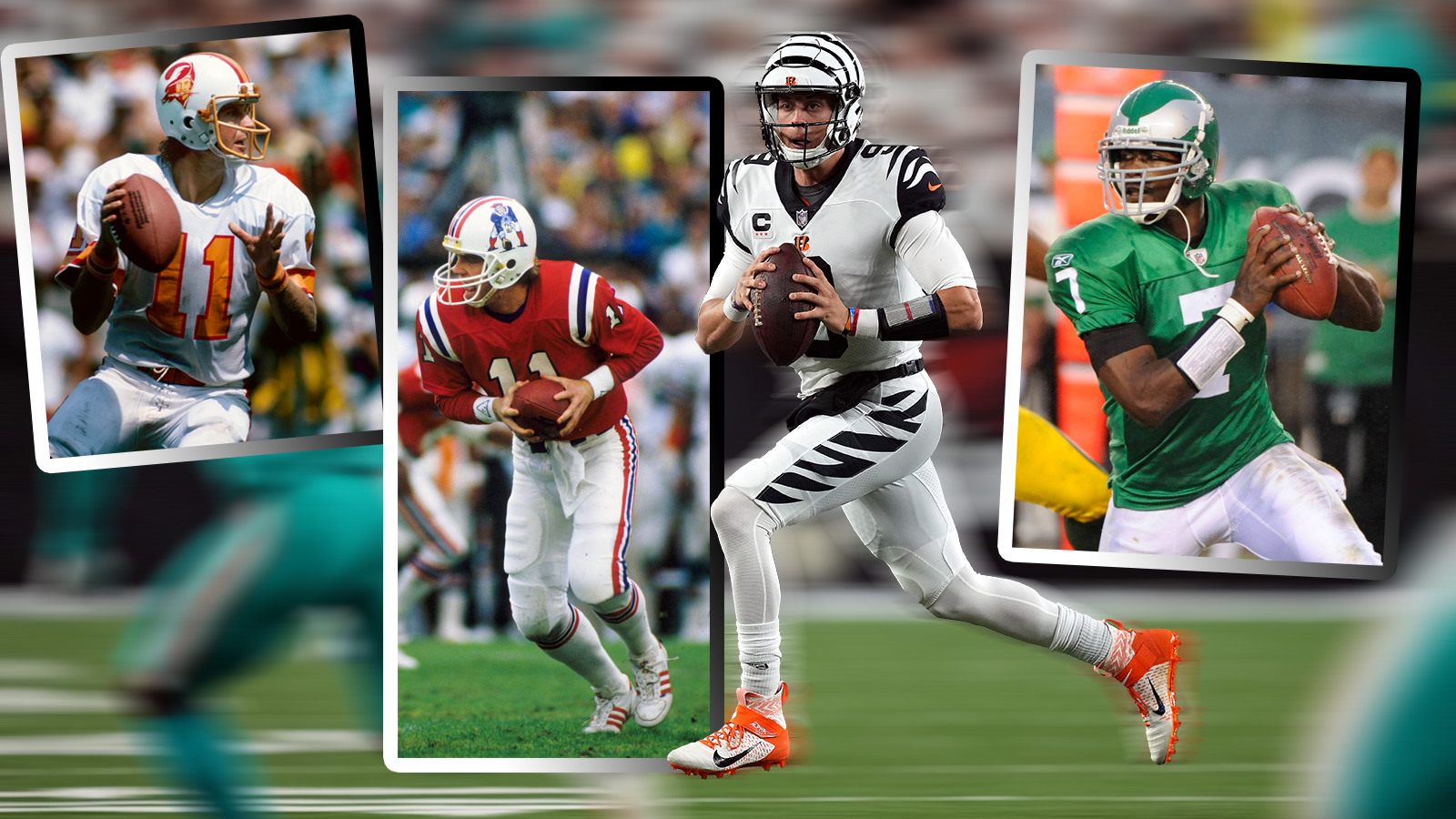 
                <strong>Die schönsten Trikots der NFL-Geschichte</strong><br>
                Ob gestreift, einfarbig oder mit Muster: Die NFL-Teams lassen sich bei ihren Trikots gern etwas einfallen. ran zeigt die - unserer Meinung nach - zehn schönsten Exemplare, die es jemals zu bewundern gab - in keiner besonderen Reihenfolge.
              