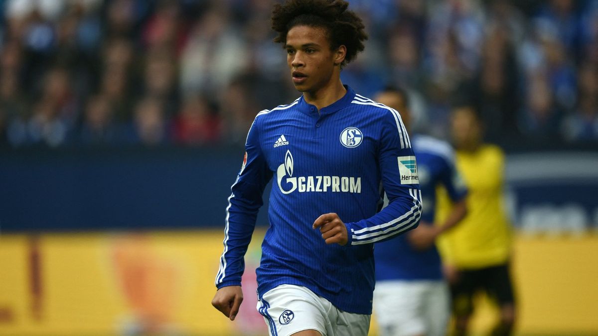 Leroy Sané 2016 im Schalke-Trikot