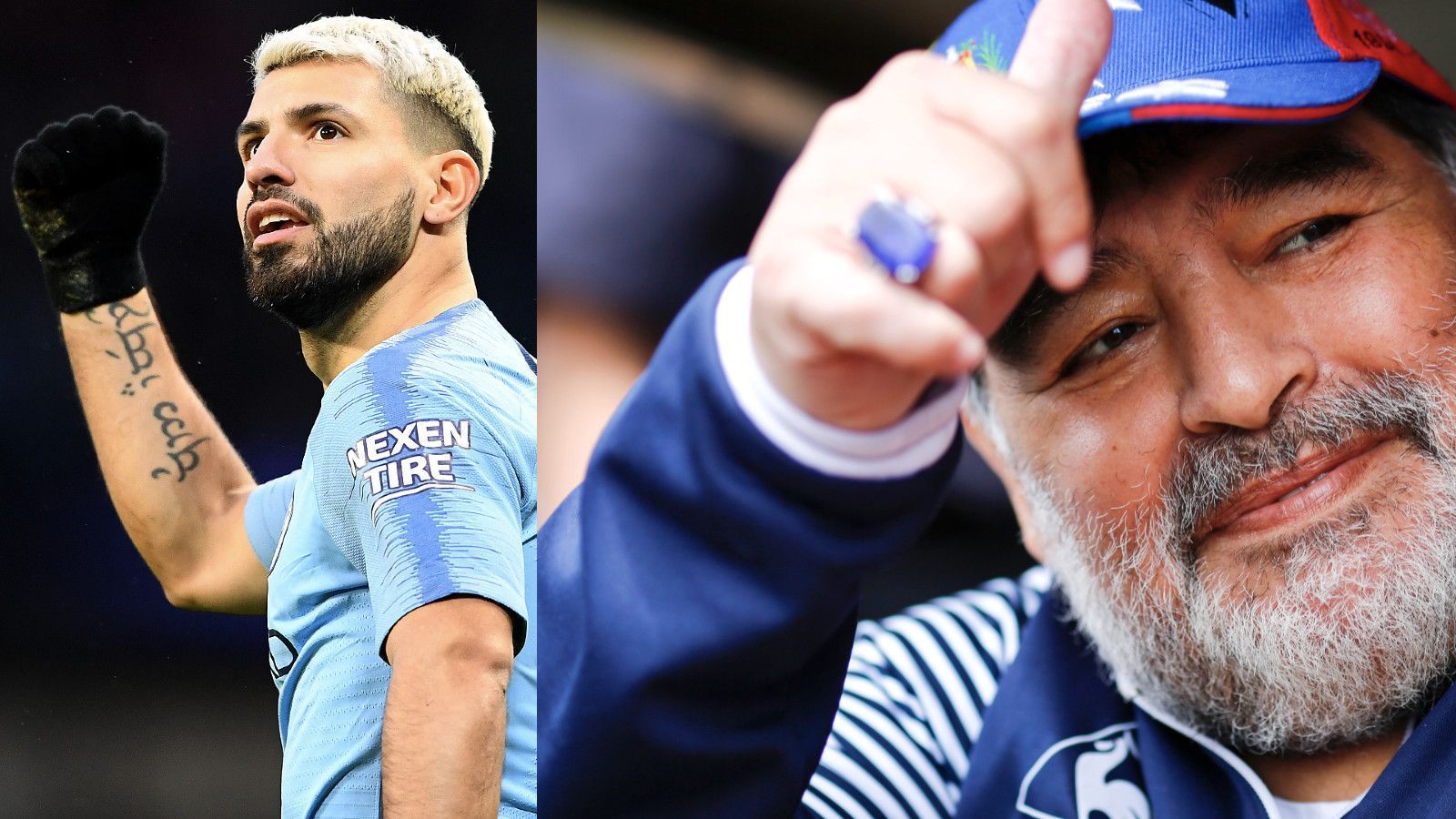 
                <strong>Maradona und Kun Agüero</strong><br>
                Ein Grenzfall - denn formal sind sie gar nicht mehr verwandt: Seit sich Maradonas Tochter Giannina 2013 von Kun getrennt hat, besteht zwischen der Hand Gottes und Agüero im Grunde nur noch eine Ex-Verwandtschaft - der aber immerhin ein kleiner Spross entsprang, den Opa Diego sicher nicht vergessen wird ...
              