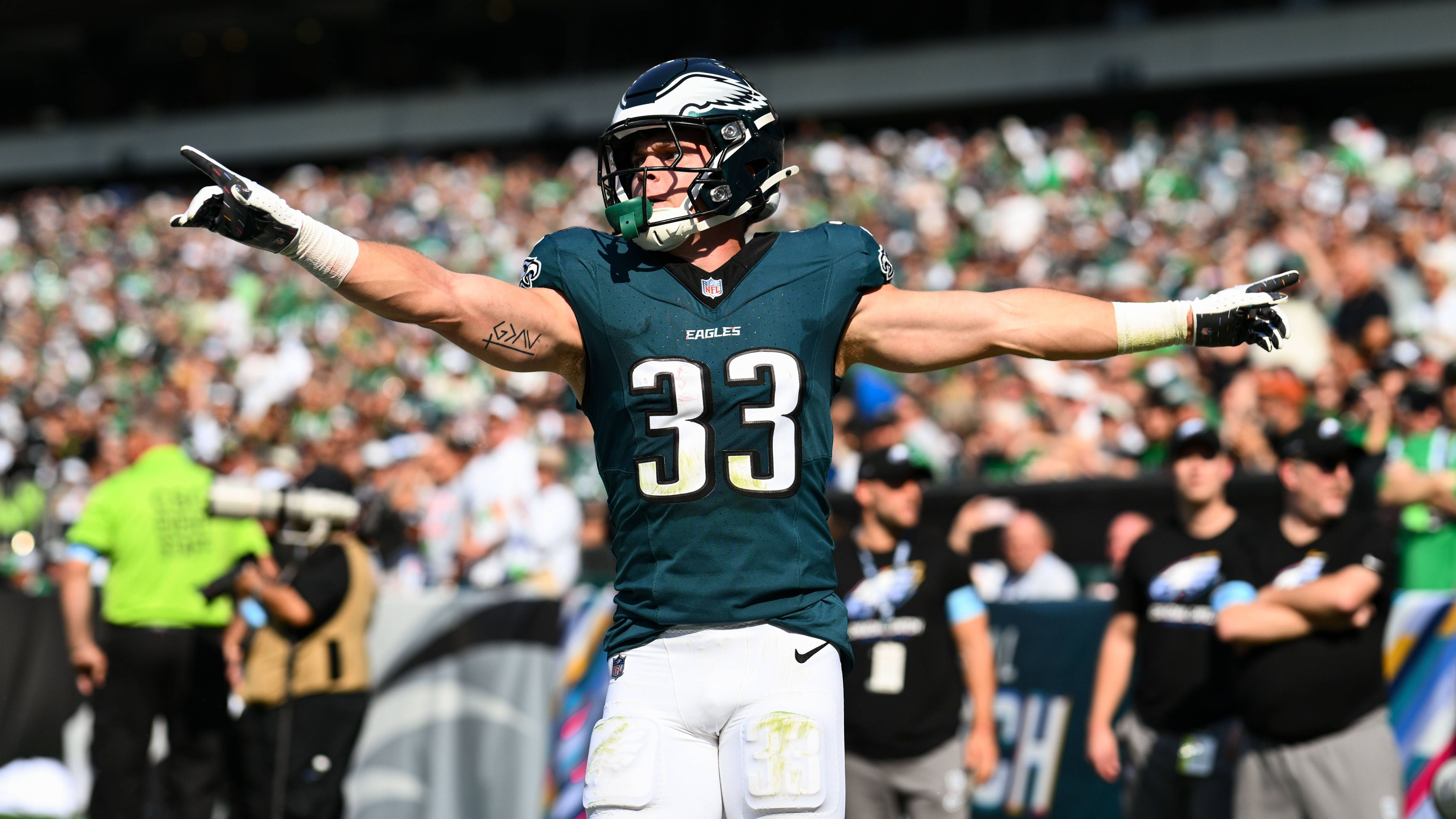 <strong>Cooper DeJean (Philadelphia Eagles)</strong><br>Position: Defensive Back<br>Award: Defensive Rookie of the Year<br>Quote: +3000