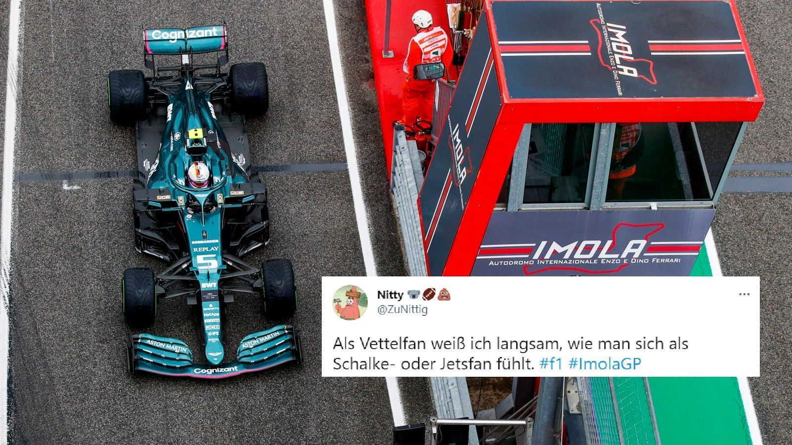 
                <strong>Formel 1: So reagiert das Netz auf das Rennen in Imola</strong><br>
                Sebastian Vettel wird beim Imola-GP vom Pech verfolgt. Sein Team lässt ihn im Stich, kassiert deswegen ein Strafe, dann fällt er auch noch aus. Im Netzt hagelt es Mitleid.
              