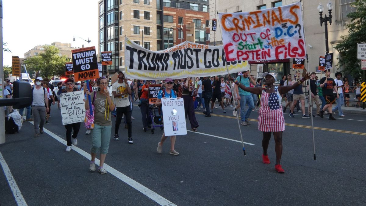 US-Regierung - Protest in Washington