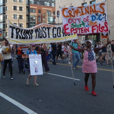 US-Regierung - Protest in Washington
