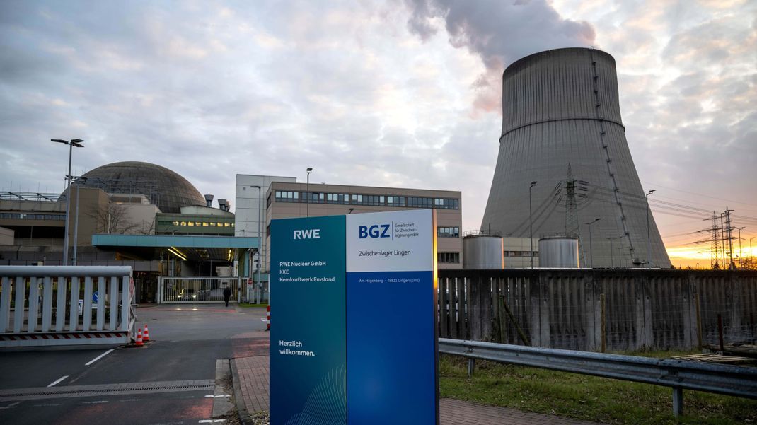 Auch das Kernkraftwerk Emsland wird am 15. April vom Netz gehen.