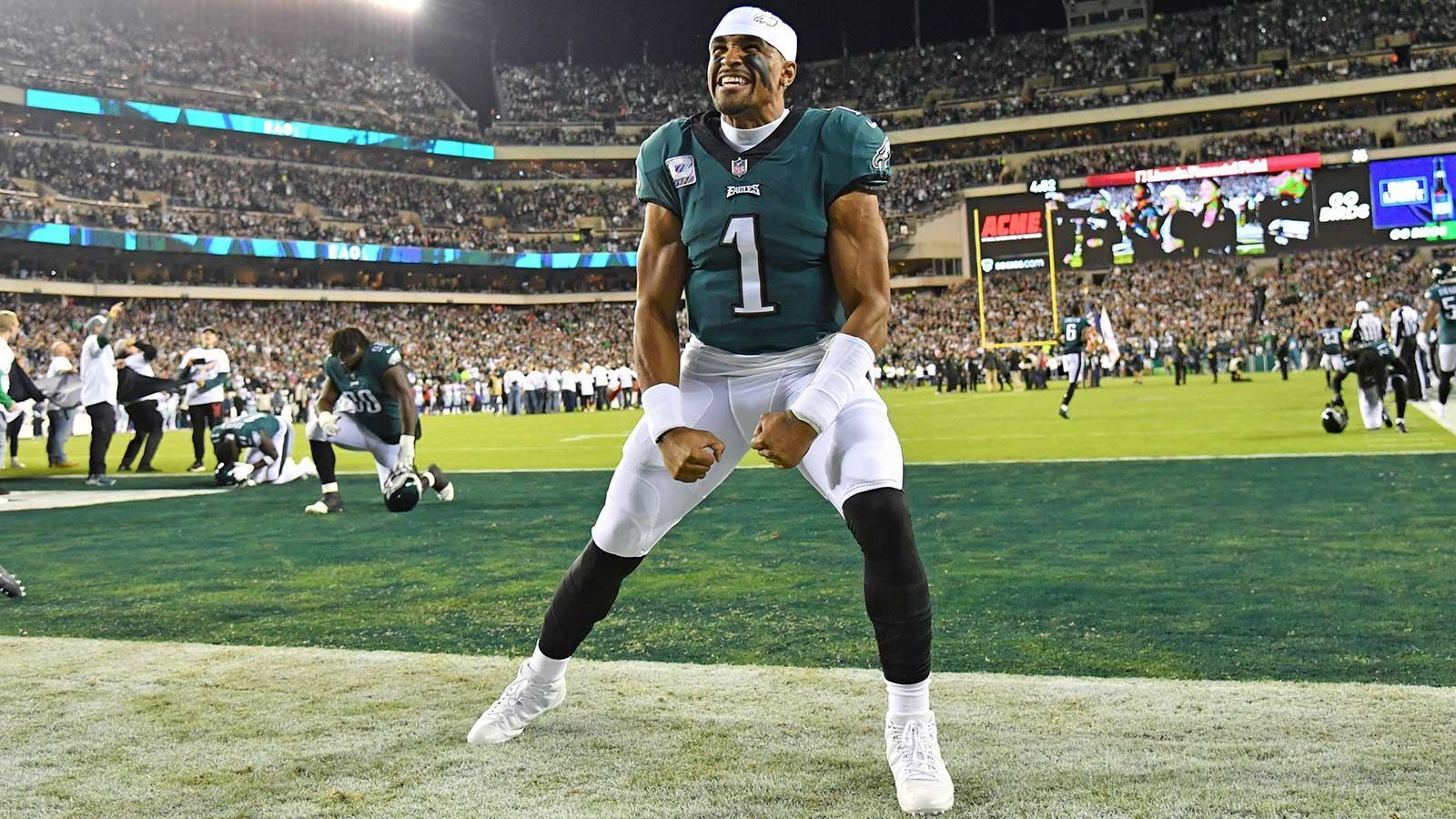 
                <strong>12. Philadelphia Eagles – Jalen Hurts</strong><br>
                &#x2022; Gedraftet: 2020<br>&#x2022; Im Team seit: 2020<br>&#x2022; Starter seit: Woche 14, 2020<br>
              