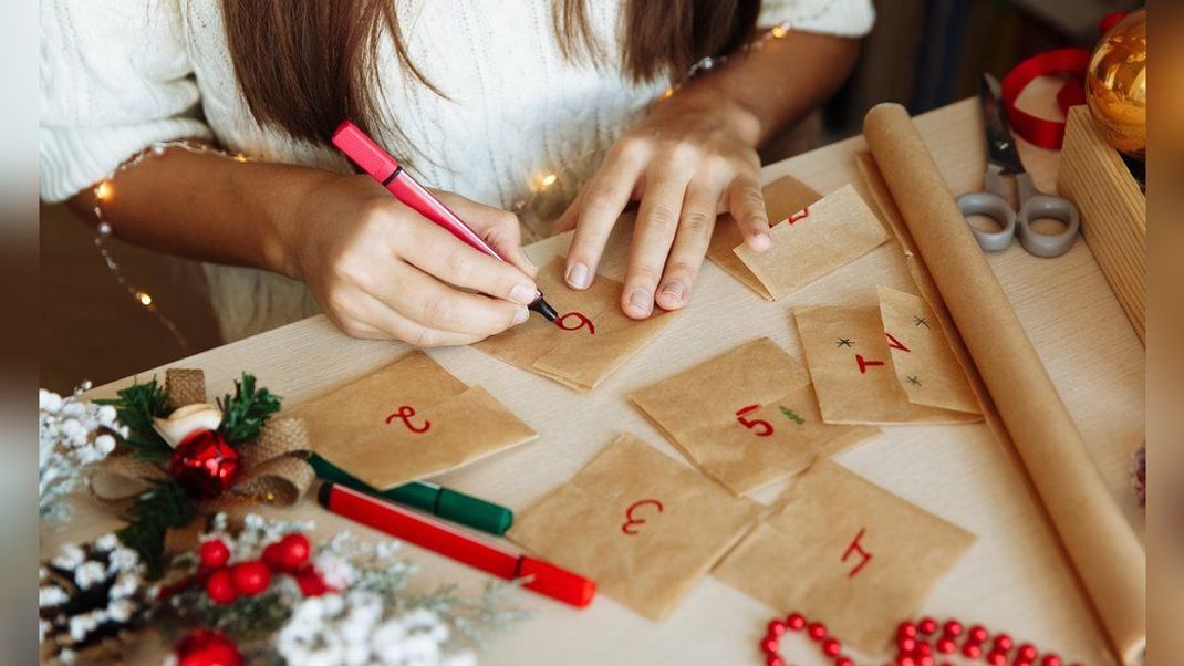 Ein selbst befüllter Adventskalender ist immer etwas ganz Besonderes.