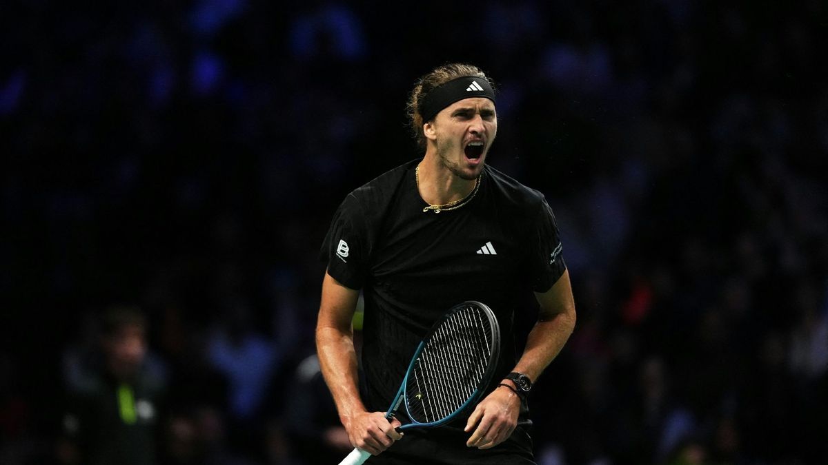 Alexander Zverev schreit seine Freude heraus