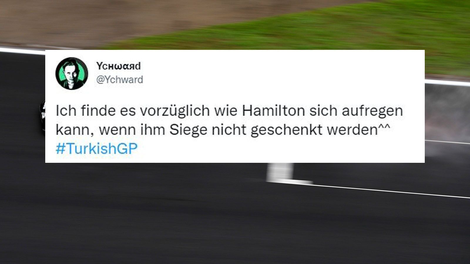 
                <strong>Die Netzreaktionen zum Türkei-GP</strong><br>
                Hamilton hadert am Ende des Rennens mit der Strategie seines Teams und beschwert sich am Funk. 
              