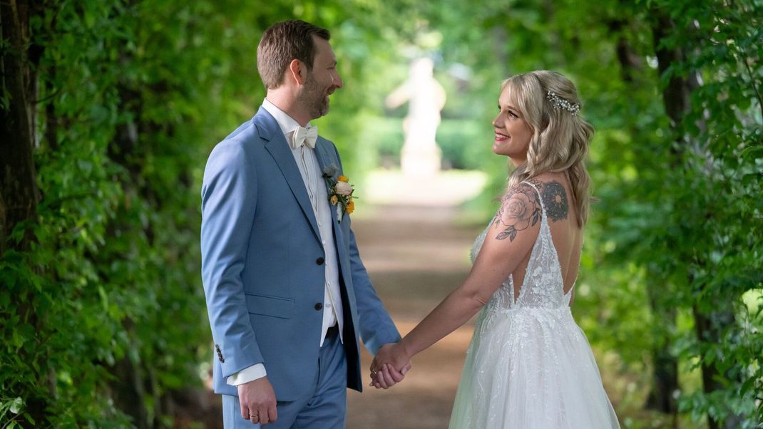 Michelle und Fabian kurz nach ihrer "Hochzeit auf den ersten Blick": Wird das Paar zusammenfinden?