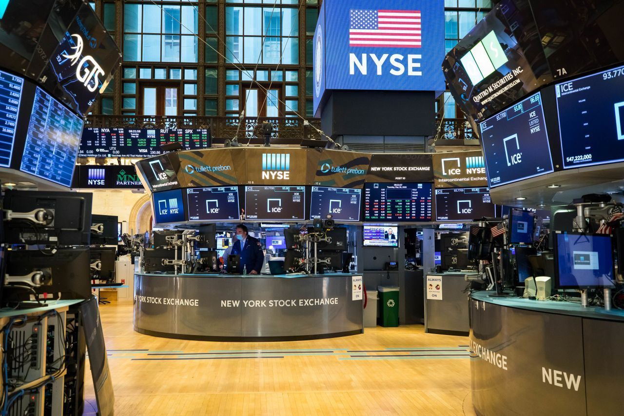 Platz Nummer 1: Die New Yorker Börse an der Wall Street. Gesamtwert der dort notierten Unternehmen: etwa 19,6 Billionen Dollar.