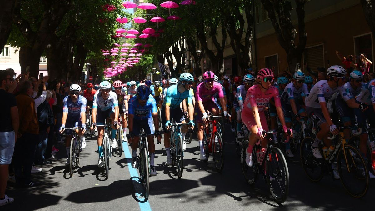 Das Giro-Feld startet in Albanien