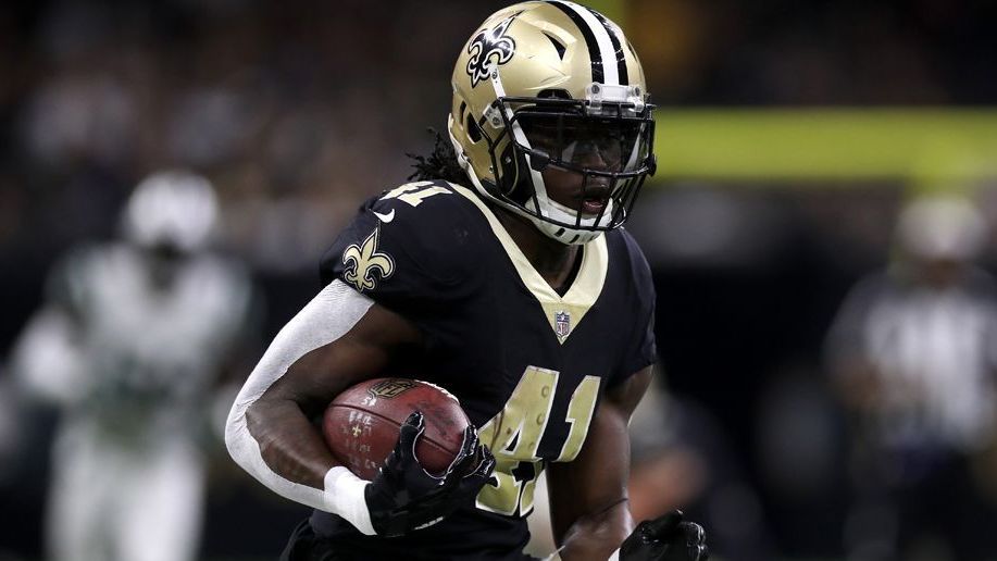 <strong>Platz 14 (geteilt): Alvin Kamara</strong><br>Team: New Orleans Saints<br>Rating: 85