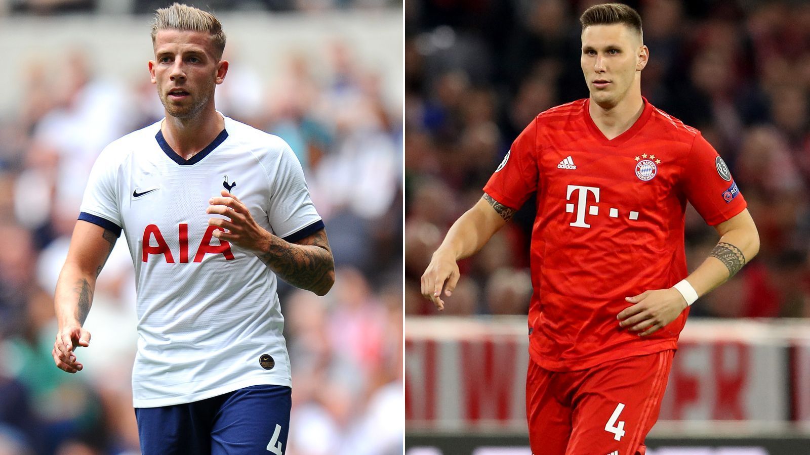 
                <strong>Innenverteidiger: Toby Alderweireld vs. Niklas Süle</strong><br>
                Alderweireld ist ein robuster Zweikämpfer, der sowohl in der Luft wie auch am Boden stark verteidigt. Zudem hat er einen guten Distanzschuss - auch wenn er schon länger kein Tor mehr erzielt hat. Niklas Süle, Deutschlands Innenverteidiger Nummer 1, ist allerdings noch einen Tick stärker einzuschätzen. Er ist schnell, physisch stark und verfügt über ein gutes Timing beim Tackling. Das kann manchmal spielentscheidend sein. Punkt für die Bayern - 1:2.
              