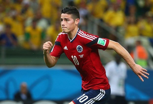 
                <strong>James Rodriguez (6 Tore, Kolumbien, AS Monaco)</strong><br>
                Mit sechs Toren führt James Rodriguez die Torschützenliste an. Wie kein anderer spielt sich der kolumbianische Techniker mit glänzenden Auftritten in den Vordergrund. In jeder Partie erzielt er mindestens ein Tor. Das ist keinem anderen WM-Akteur gelungen.
              