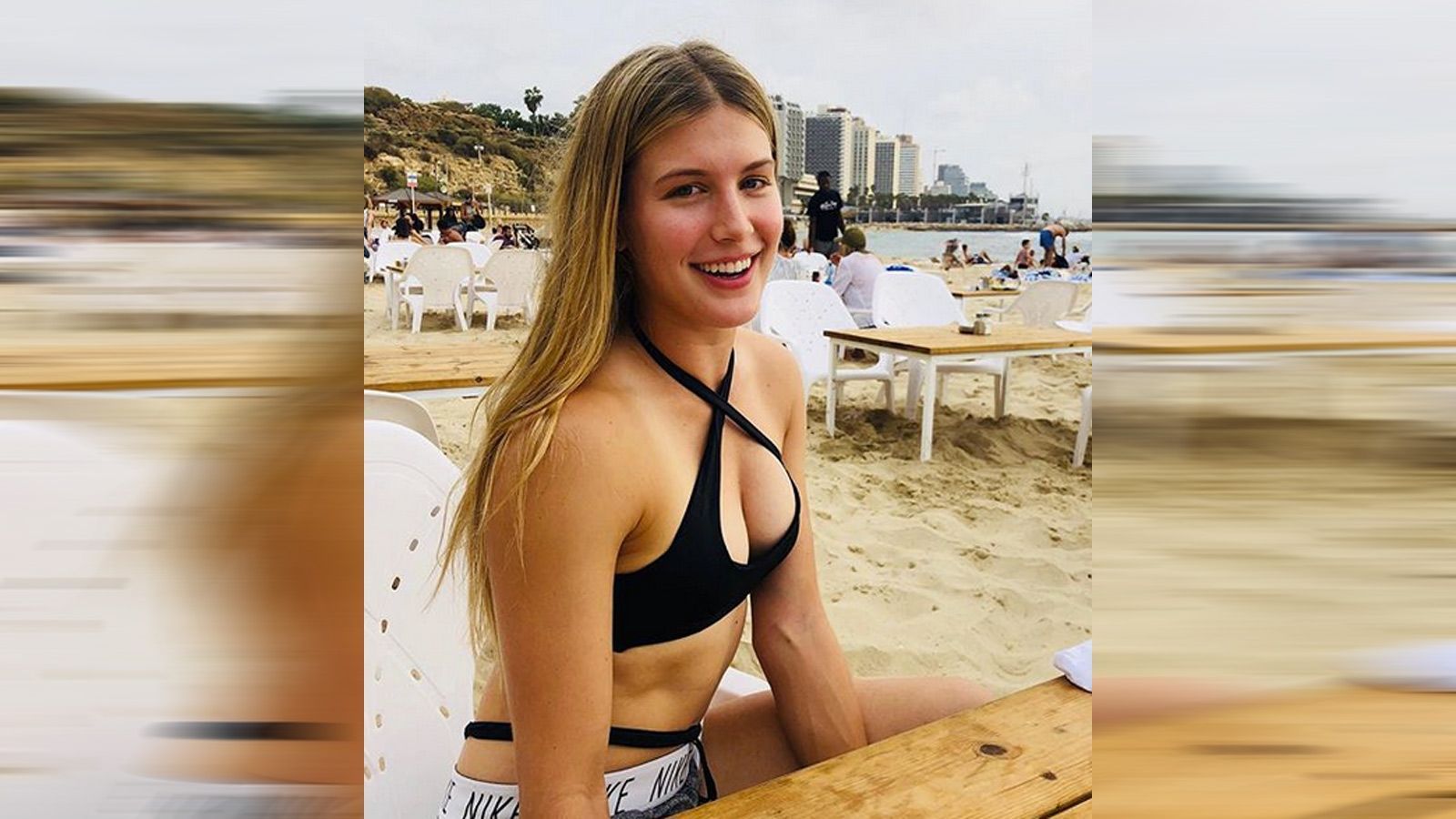 
                <strong>Genie Bouchard</strong><br>
                Auch sonst macht Genie natürlich eine super Figur. 
              