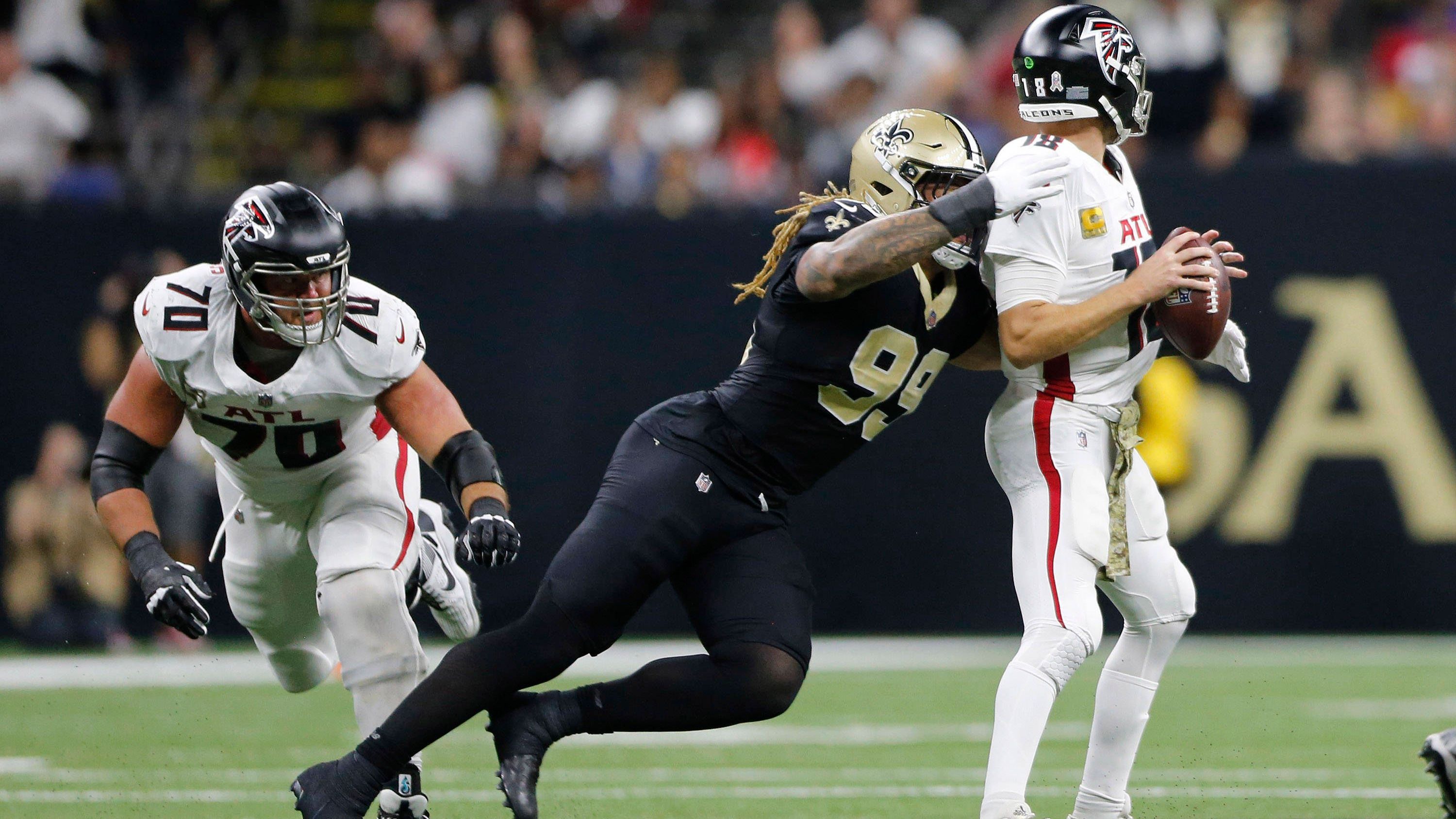 <strong>Platz 11: New Orleans Saints</strong><br>Anzahl der Penalties: 66