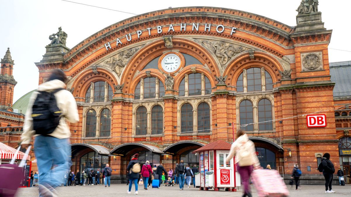 Der Bahnsteig am Bremer Hbf wurde geräumt.