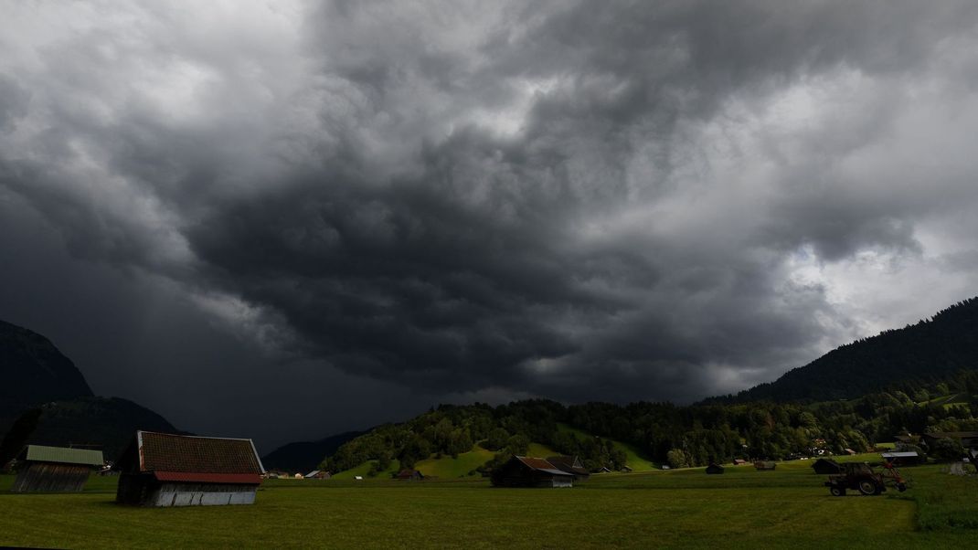 Gewitter in den Bergen