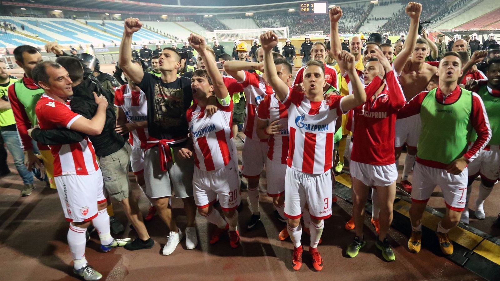 
                <strong>Roter Stern Belgrad (Serbien)</strong><br>
                Durchschnittsalter der eingesetzten Spieler: 26,10 Jahre
              
