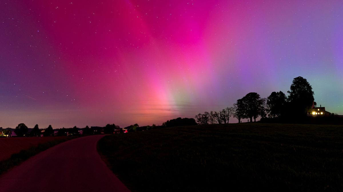 Polarlichter über Baden-Württemberg