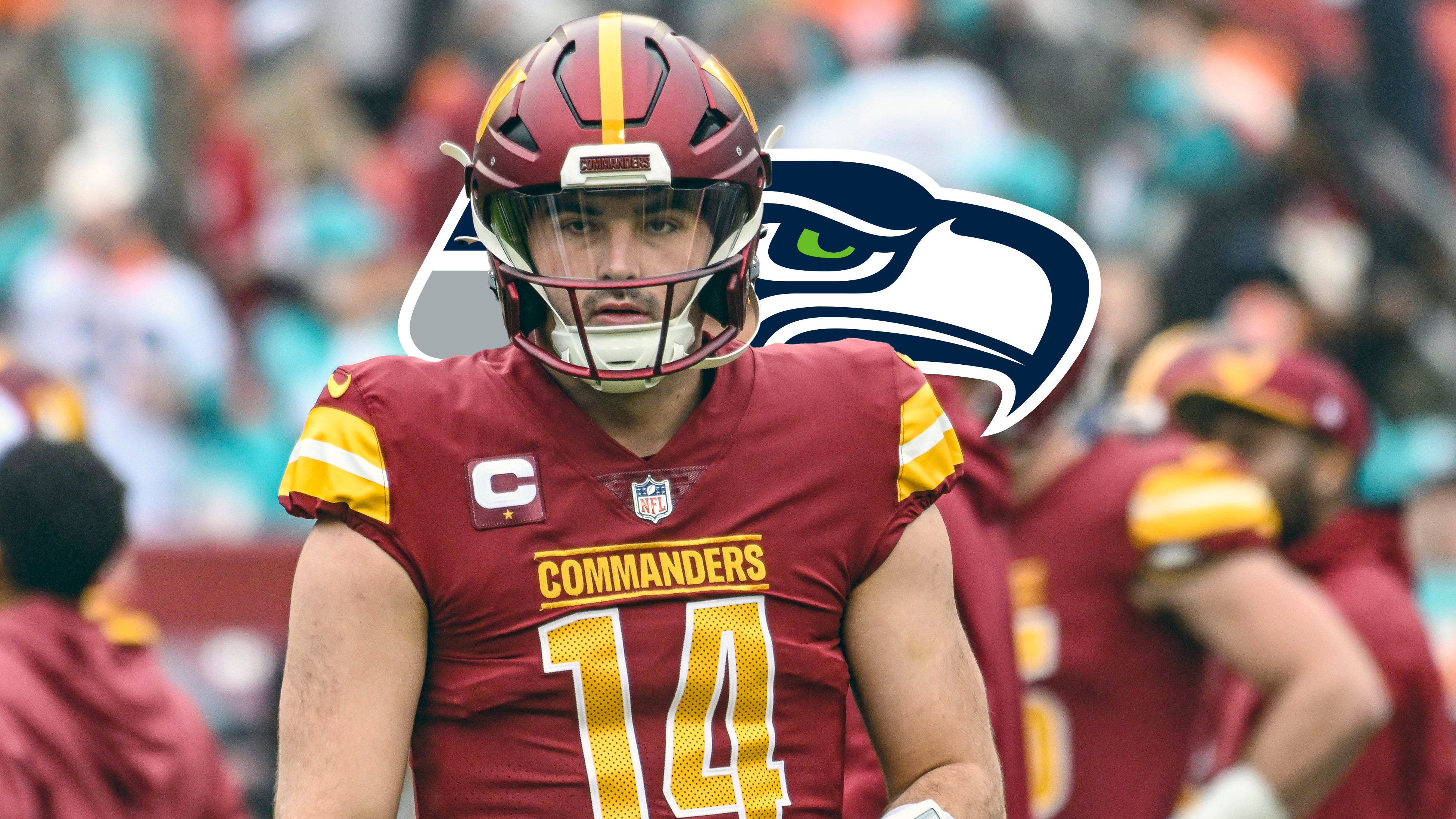 <strong>Sam Howell (Seattle Seahawks)</strong><br>Art des Deals: Trade<br>Trade-Details: Washington Commanders erhalten: Drittrundenpick (2024), Fünftrundenpick (2024) - Seahawks erhalten: Howell, Viertrundenpick (2024), Sechstrundenpick (2024)<br>Summe: 2,1 Millionen<br>Vertragslaufzeit: 2 Jahre<br><br>Vergangene Saison spielte Sam Howell als Starter für die Commanders. Nun folgt wohl der Wechsel in die Backup-Rolle hinter Geno Smith.