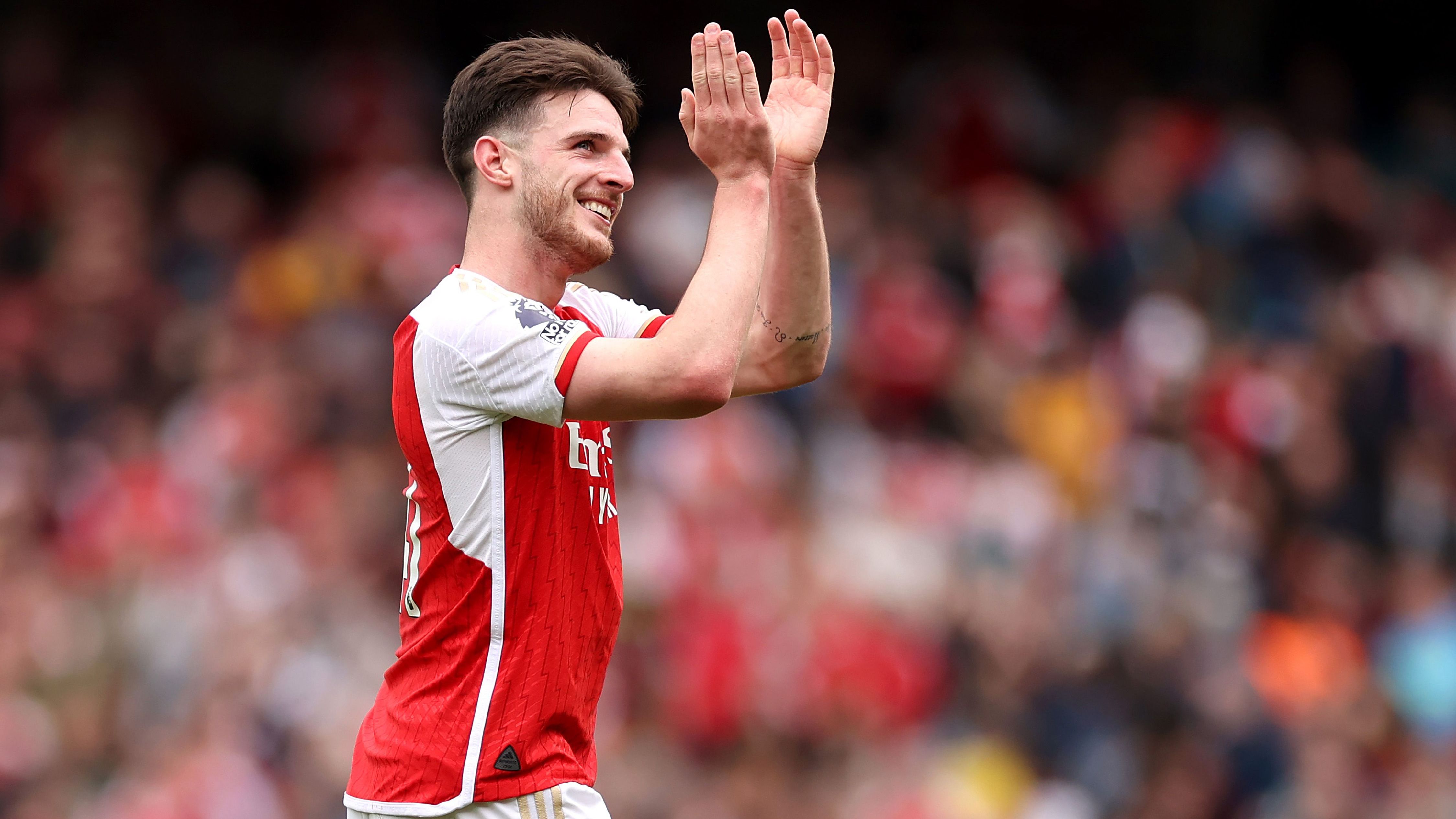 <strong>Platz 10 (geteilt): Declan Rice - Marktwert: 120 Millionen Euro</strong>&nbsp;<br>Alter: 25<br>Verein: FC Arsenal