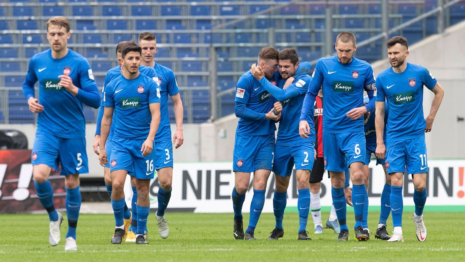 
                <strong>1. FC Heidenheim (5. Platz - 48 Punkte)</strong><br>
                &#x2022; 31. Spieltag: 1. FC Nürnberg (A) - <br>&#x2022; 32. Spieltag: SV Sandhausen (H) - <br>&#x2022; 33. Spieltag: SV Darmstadt 98 (A) - <br>&#x2022; 34. Spieltag: Karlsruher SC (H)<br>
              