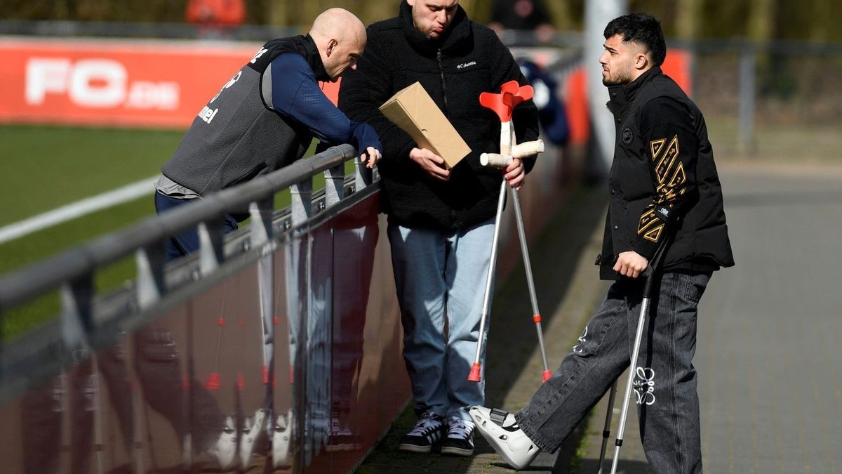 Gazibegovic verletzt beim Training des 1. FC Köln