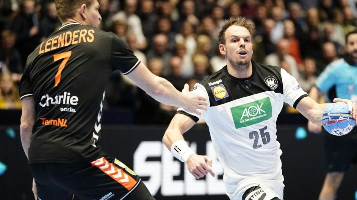 Kai Häfner (r.) erzielte fünf Tore gegen die Niederlande