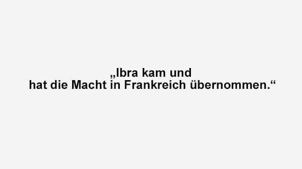 
                <strong>Zlatan Ibrahimovic und die Macht</strong><br>
                Wer hat die Macht? "Ibra" hat die Macht. Sagte zumindest Zlatan Ibrahmovic selbst ...
              