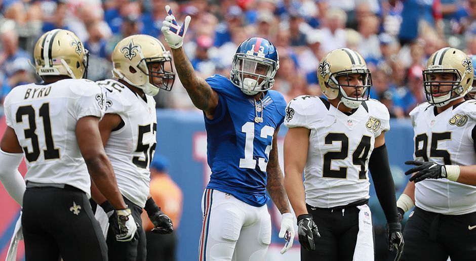 
                <strong>Odell Beckham</strong><br>
                Im Spiel gegen die New Orleans Saints verpasste Odell Beckham Safety Kenny Vaccaro einen Blindeside-Hit und wurde nun nachträglich von der NFL zu einer Strafe in Höhe von 36.000 US-Dollar verurteilt. Das Bußgeld fiel so hoch aus, da Beckham als Wiederholungstäter gilt. Bereits im vergangenen Jahr war der 23-Jährige Wide Receiver der New York Giants für ein Spiel gesperrt worden, weil er Cornerback Josh Norman mit einem Blindside-Hit traf.
              
