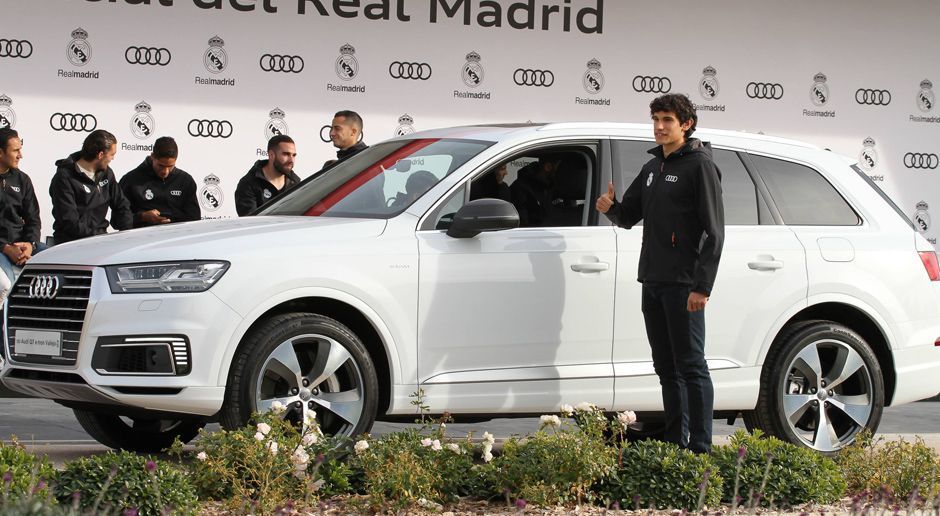 
                <strong>Real Madrid & Audi</strong><br>
                Jesus Vallejo (Abwehr)Auto: Audi Q7 e-tron
              