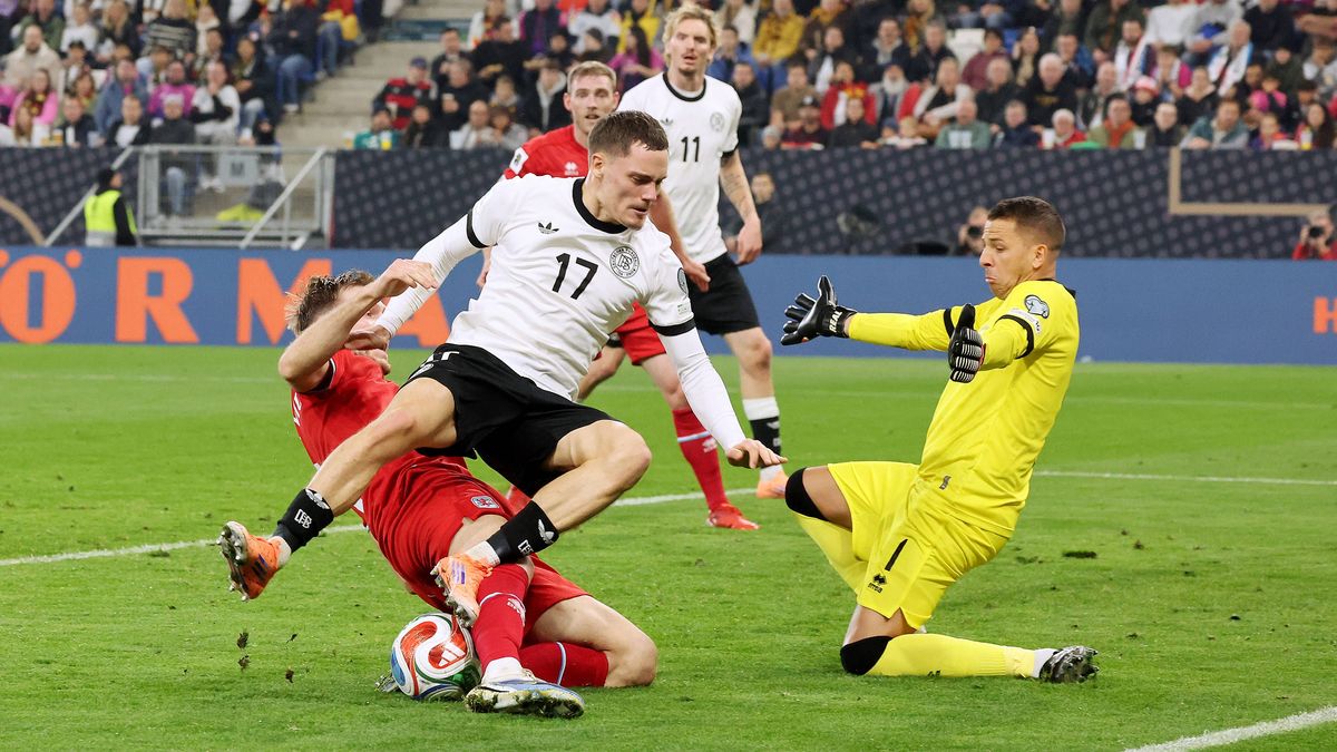 Sinsheim , Fußball Länderspiel WM Qualifikation ( Europa ) , Deutschland vs. Luxemburg , Florian Wirtz ( GER ) *** Sinsheim , Football international World Cup qualifier Europe , Germany vs Luxembou...