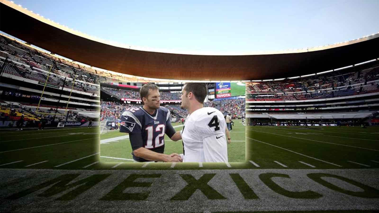 <strong>2017 in Mexiko: Oakland Raiders vs. New England Patriots</strong><br>
                In der Saison 2017 trafen die Oakland Raiders und die New England Patriots im Aztekenstadion aufeinander. Der Super-Bowl-Champion von 2016 behielt dabei mit 33:8 klar die Oberhand.
