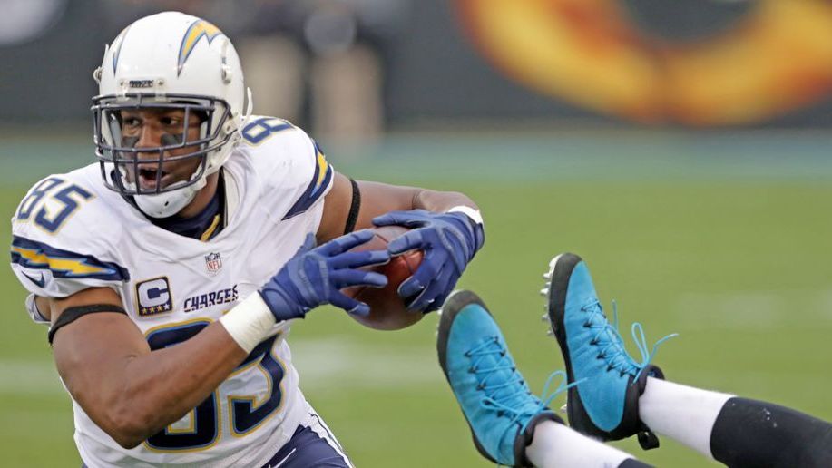 <strong>Platz 31: Antonio Gates (2003 bis 2018)</strong><br>11.841 Receiving Yards