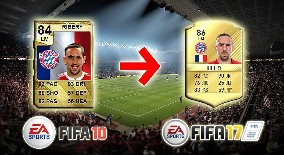 
                <strong>Franck Ribery (FIFA 10 - FIFA 17)</strong><br>
                Franck Ribery (FIFA 10 - FIFA 17).
              