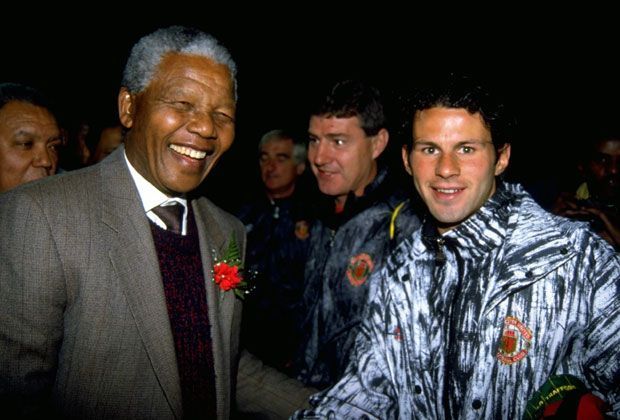 
                <strong>Ryan Giggs</strong><br>
                Zwei große Männer ihres Fachs: Nelson Mandela und Ryan Giggs.
              