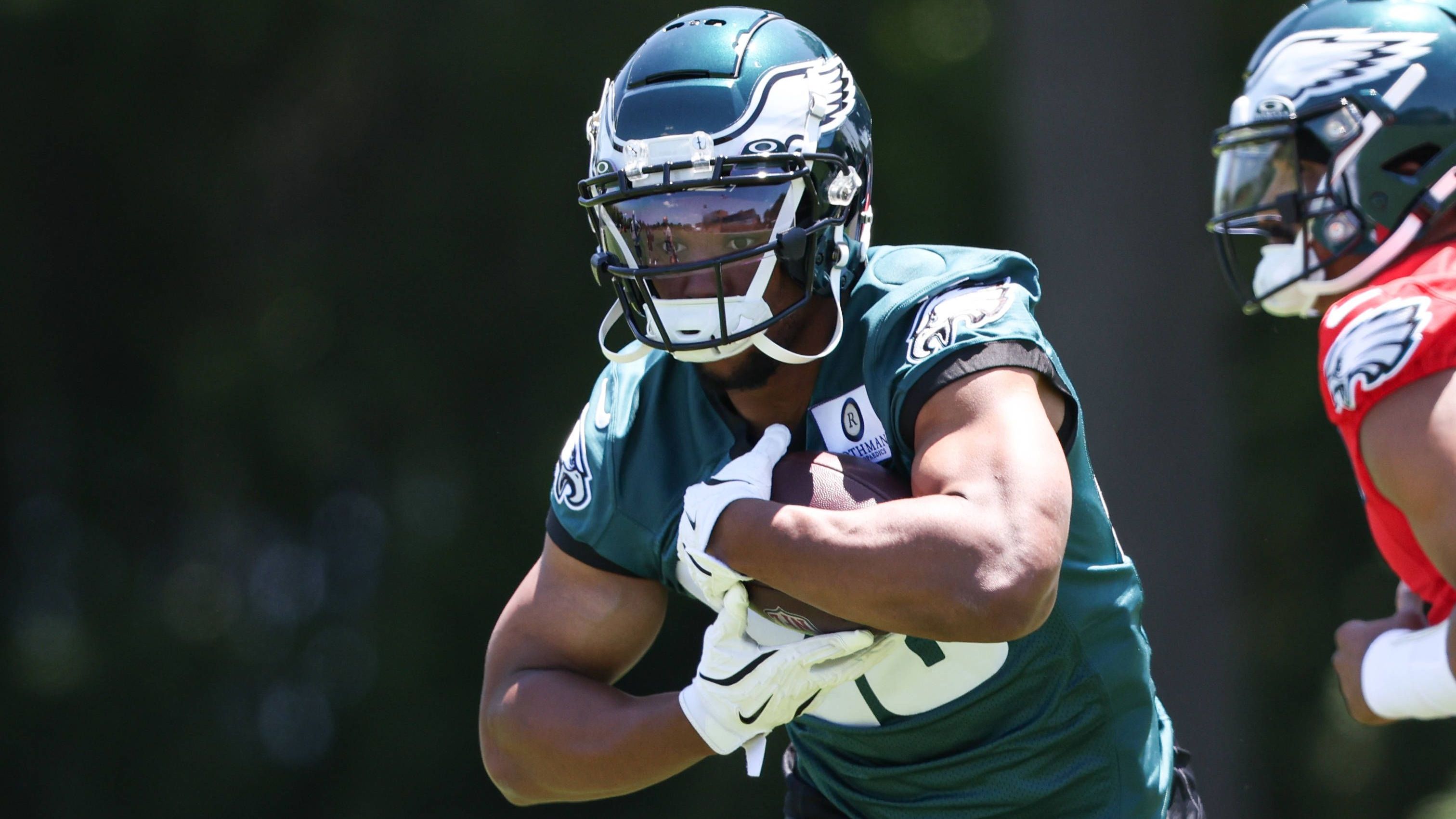 <strong>Platz 4: Saquon Barkley</strong><br>Team: Philadelphia Eagles<br>Rating: 92