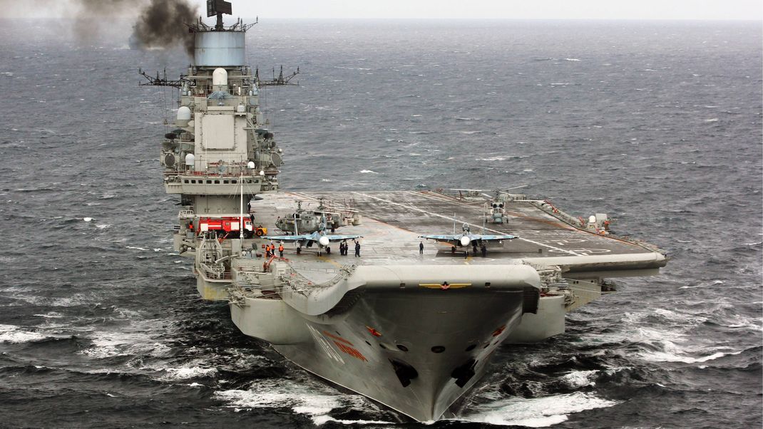 Russlands Flugzeugträger “Admiral Kusnezow" steht offenbar vor der Verschrottung.