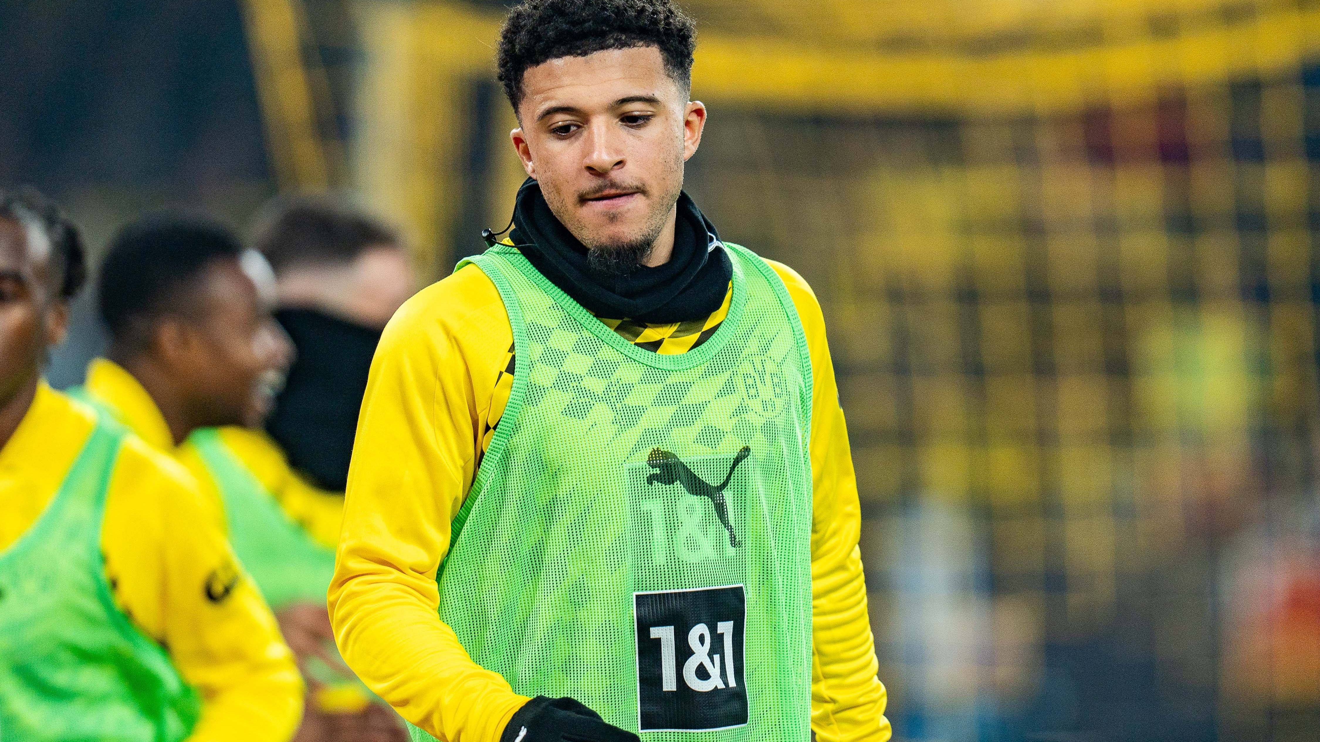 <strong>Platz 10 (geteilt): Jadon Sancho</strong><br>Verein: Borussia Dortmund<br>Marktwertentwicklung: -7 Millionen Euro (-21,9%)<br>Aktueller Marktwert: 25 Millionen Euro