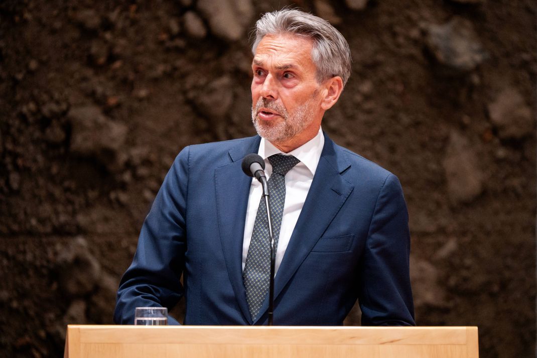 Der niederländische Ministerpräsident Dick Schoof stellt Neuwahlen in Aussicht. (Archivbild)