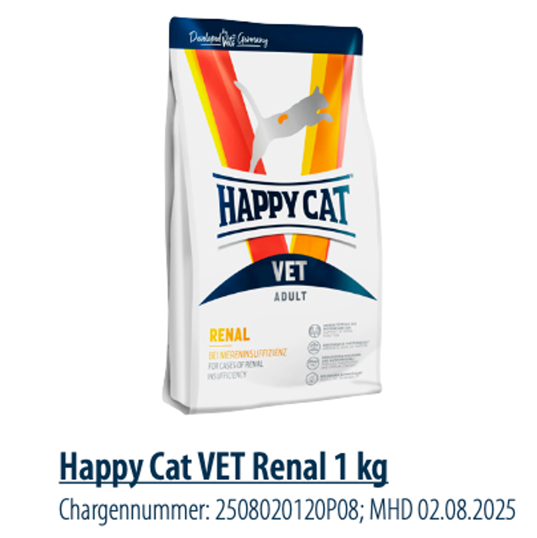 Happy Cat VET Renal, 1 kg.