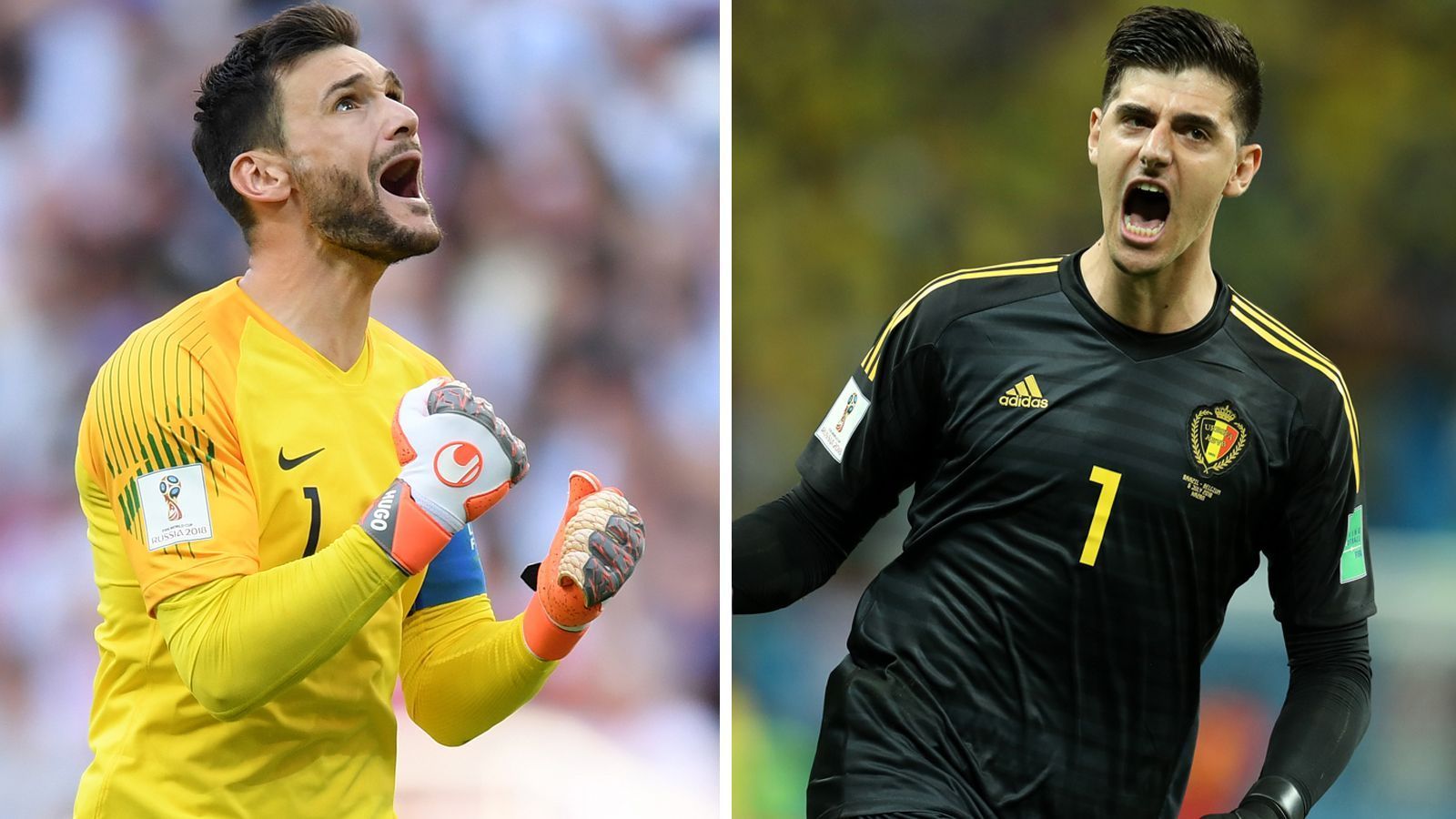 
                <strong>Hugo Lloris vs. Thibaut Courtois </strong><br>
                Ein wirklich enges Duell, beide spielen ein starkes Turnier auf ähnlich hohem Niveau. Courtois hat hier ganz knapp die Nase vorn, weil er mehr Möglichkeiten hatte, sich auszuzeichnen. War im Viertelfinale gegen Brasilien mit mehreren starken Paraden einer der Matchwinner. Punkt für Courtois
              