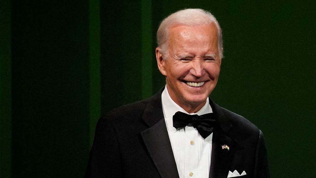 Ob US-Präsident Joe Biden demnächst noch "gut Lachen hat", wird sich zeigen.