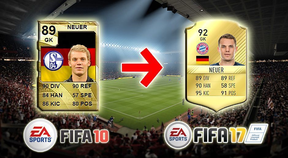 
                <strong>Manuel Neuer (FIFA 10 - FIFA 17)</strong><br>
                Manuel Neuer (FIFA 10 - FIFA 17).
              