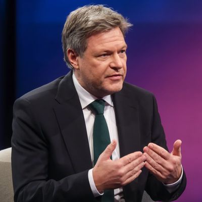 21. Januar 2025, Berlin: Robert Habeck, Bundeswirtschaftsminister, zu Gast in der ARD-Sendung "Maischberger"