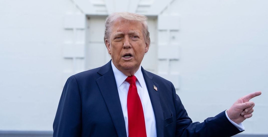 Donald Trump stichelt erneut gegen Joe Biden.