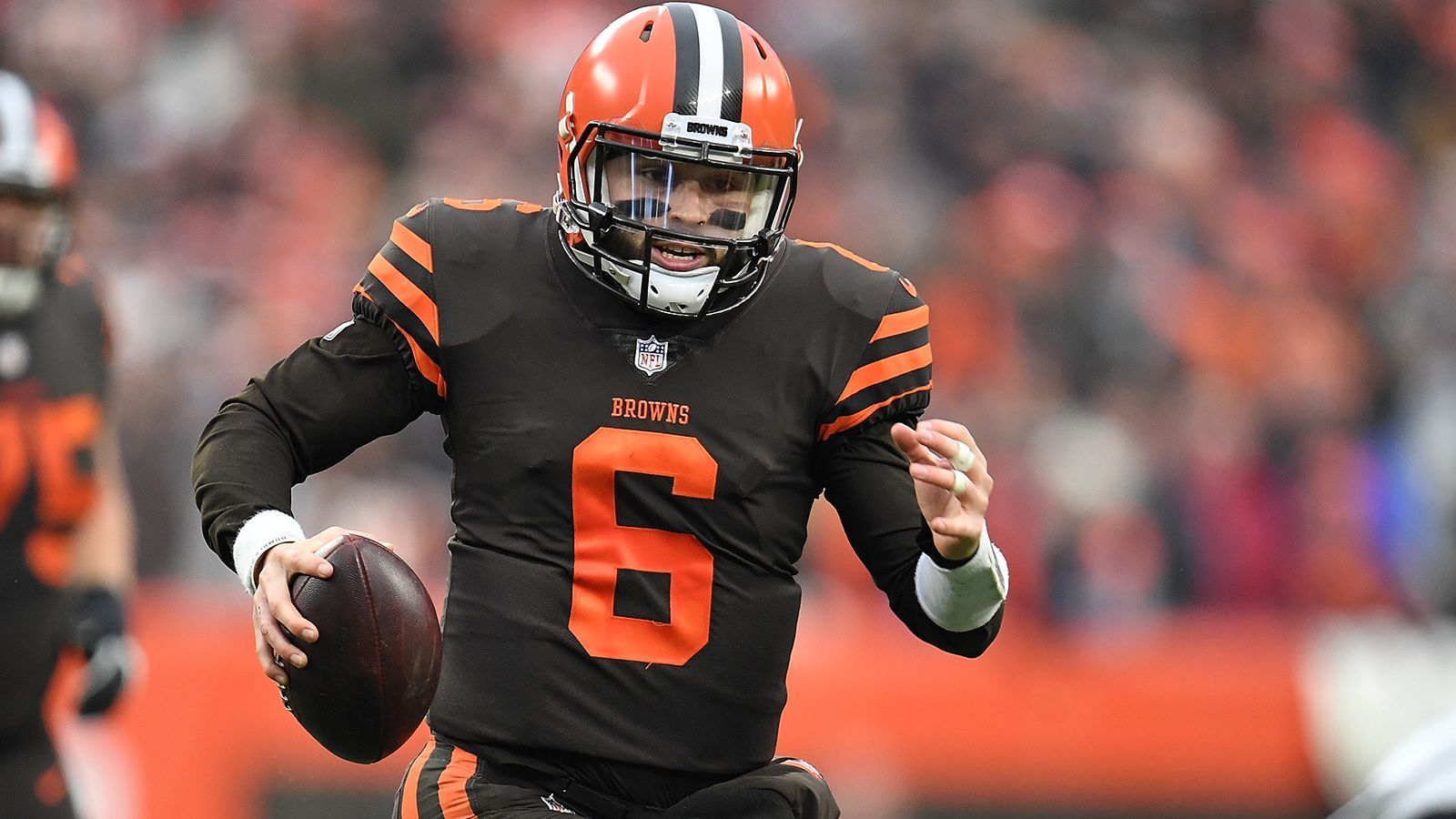 
                <strong>Baker Mayfield (Cleveland Browns)</strong><br>
                Gesamtwertung: 83Spielverständnis: 80Wurfkraft: 93Genauigkeit kurze Pässe: 89Genauigkeit mittlere Pässe: 83Genauigkeit lange Pässe: 88
              